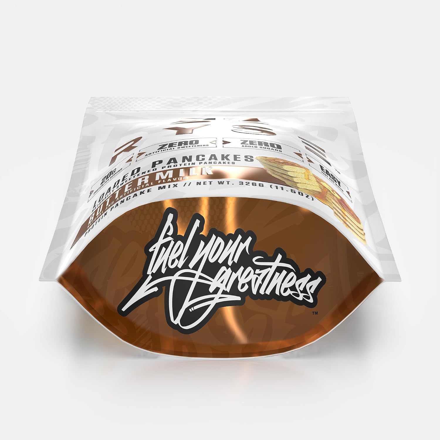 RYSE Loaded Protein Pancake & Waffle Mix - Buttermilk - Naturally Sweetened Breakfast with 21g Protein, 3g MCTs and 2g Fiber - No Added Sugar - High Protein Snack for Clean Energy - 6 Servings - Image 6