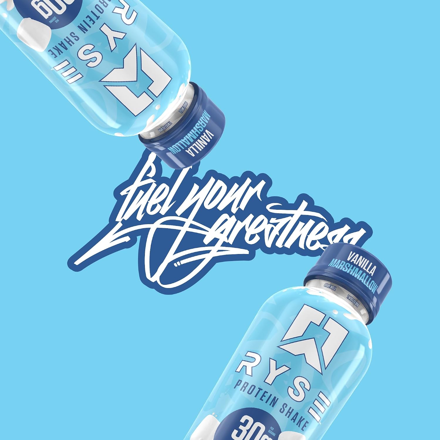 RYSE Protein Shake - Vanilla Marshmallow - 30g Protein Ready to Drink - 160 Calories, Zero Added Sugar, Gluten Free - Smooth & Delicious Nostalgic Flavors - 12 Fl Oz (12 Pack) - Image 6