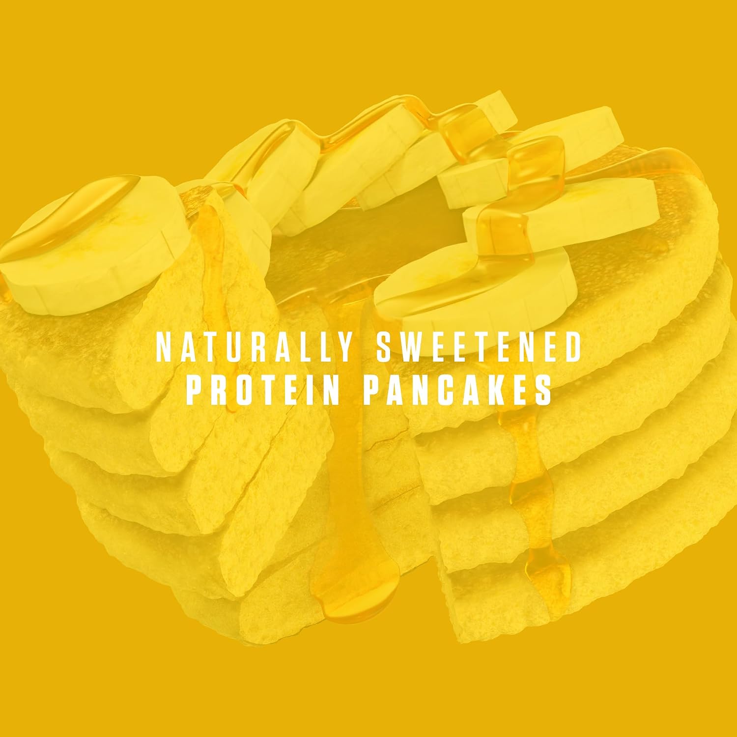 RYSE Loaded Protein Pancake & Waffle Mix - Banana - Naturally Sweetened Breakfast with 21g Protein, 3g MCTs and 2g Fiber - No Added Sugar - High Protein Snack for Clean Energy - 6 Servings - Image 3