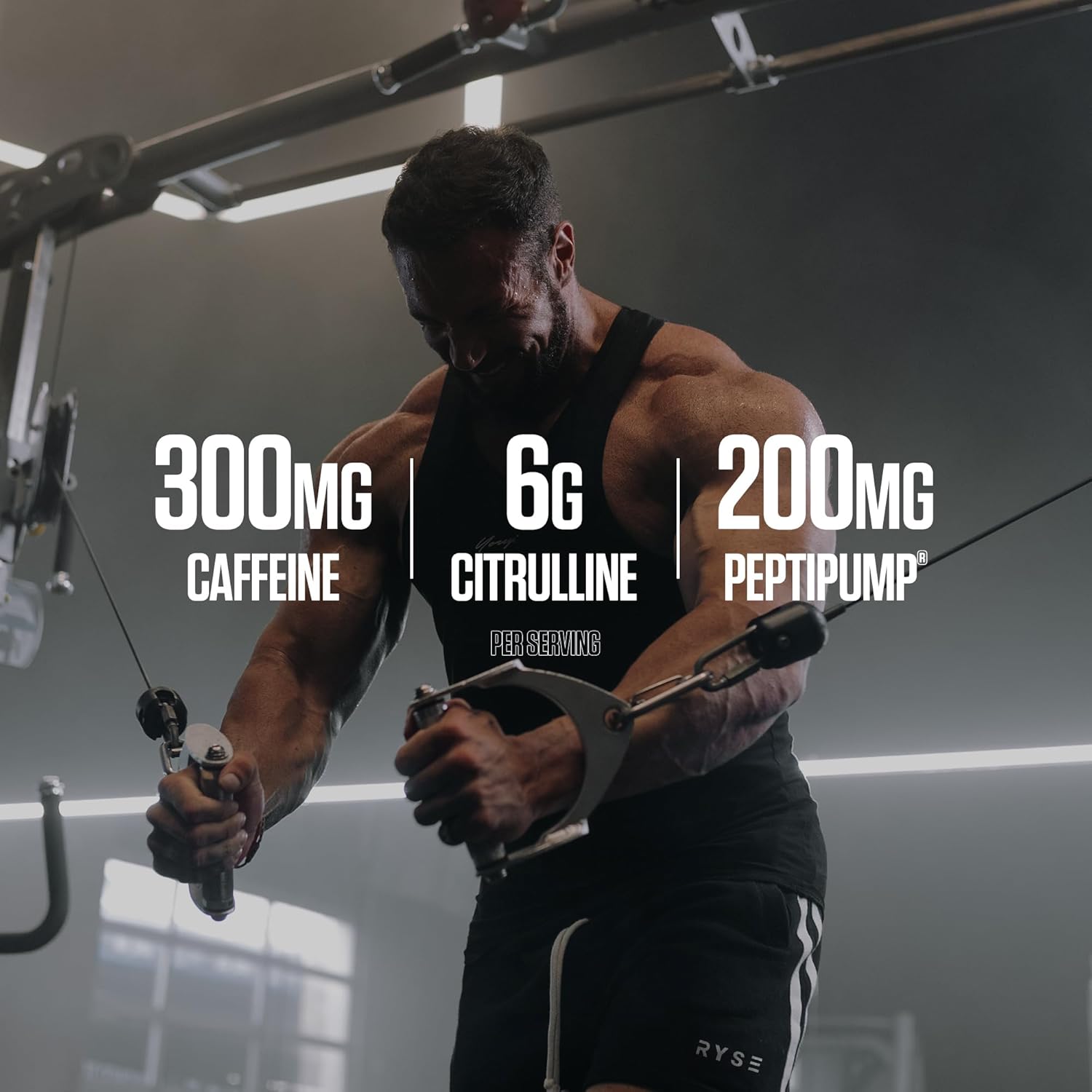 Ryse Loaded Pre Max Pre Workout Powder - Orange Cream - 300mg Dual-Phase Caffeine for Sustained Energy for Men & Women - L-Citrulline, PeptiPump & Alpha-GPC for Power, Pumps & Focus - 25 Servings - Image 4