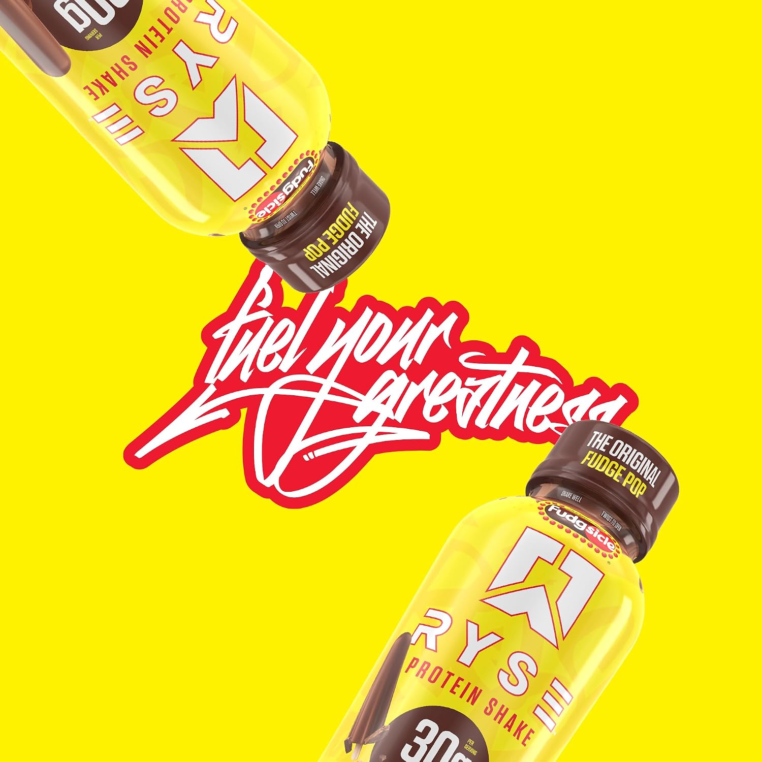 RYSE Protein Shake - Fudgsicle The Original Fudge Pop - 30g Protein Ready to Drink - 160 Calories, Zero Added Sugar, Gluten Free - Smooth & Delicious Nostalgic Flavors - 12 Fl Oz (12 Pack) - Image 6